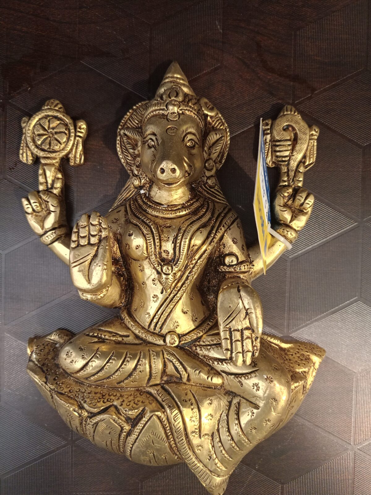 Brass Varahi Wall Mount