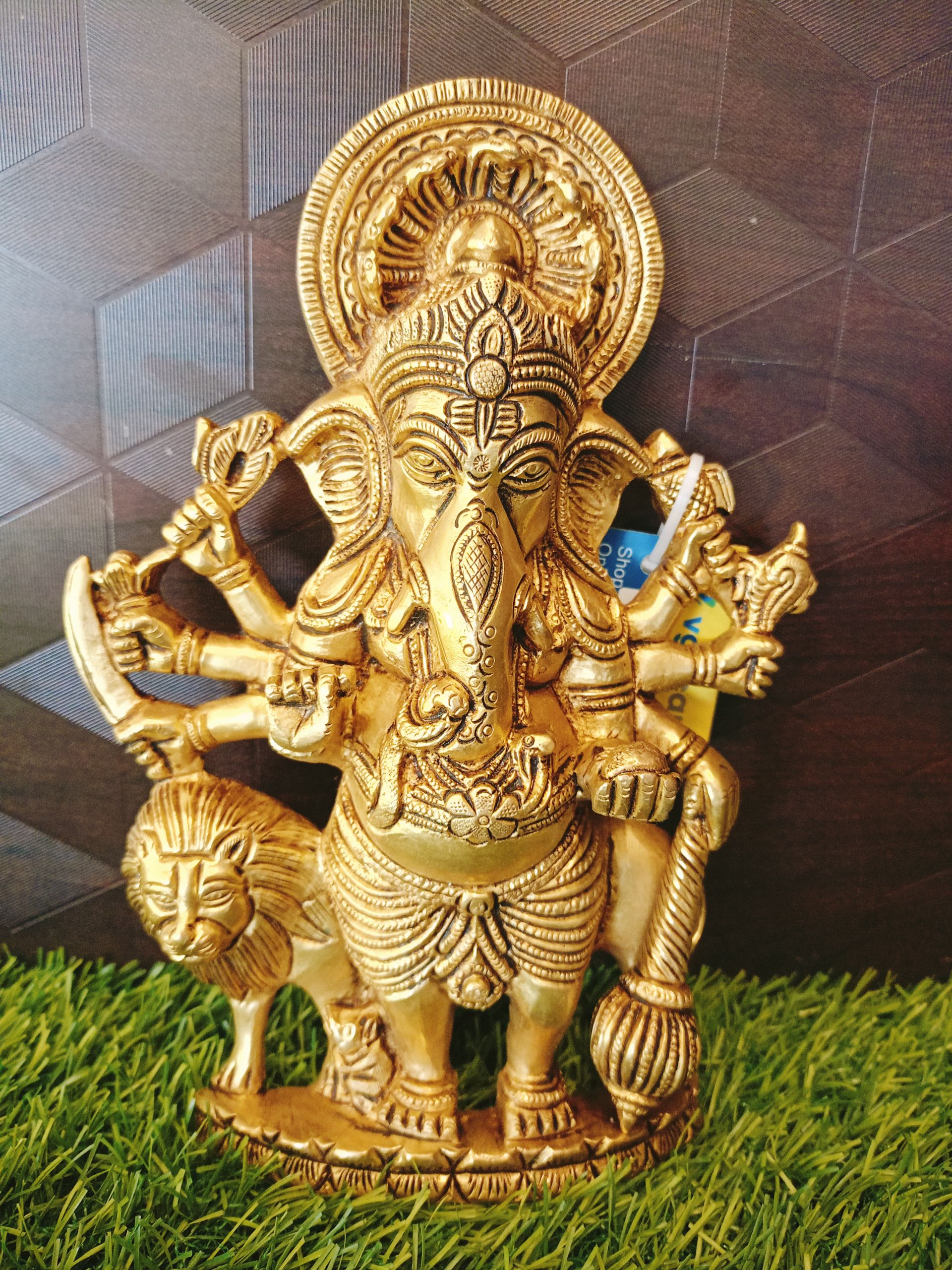 pure-brass-Thrishti-ganesha-idol-home-vastu-vgocart-coimbatore-india