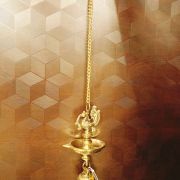 Brass Annam Hanging Diya One Face- 25″