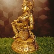 Brass Annaporani Idol 10″ , Pure & Antique