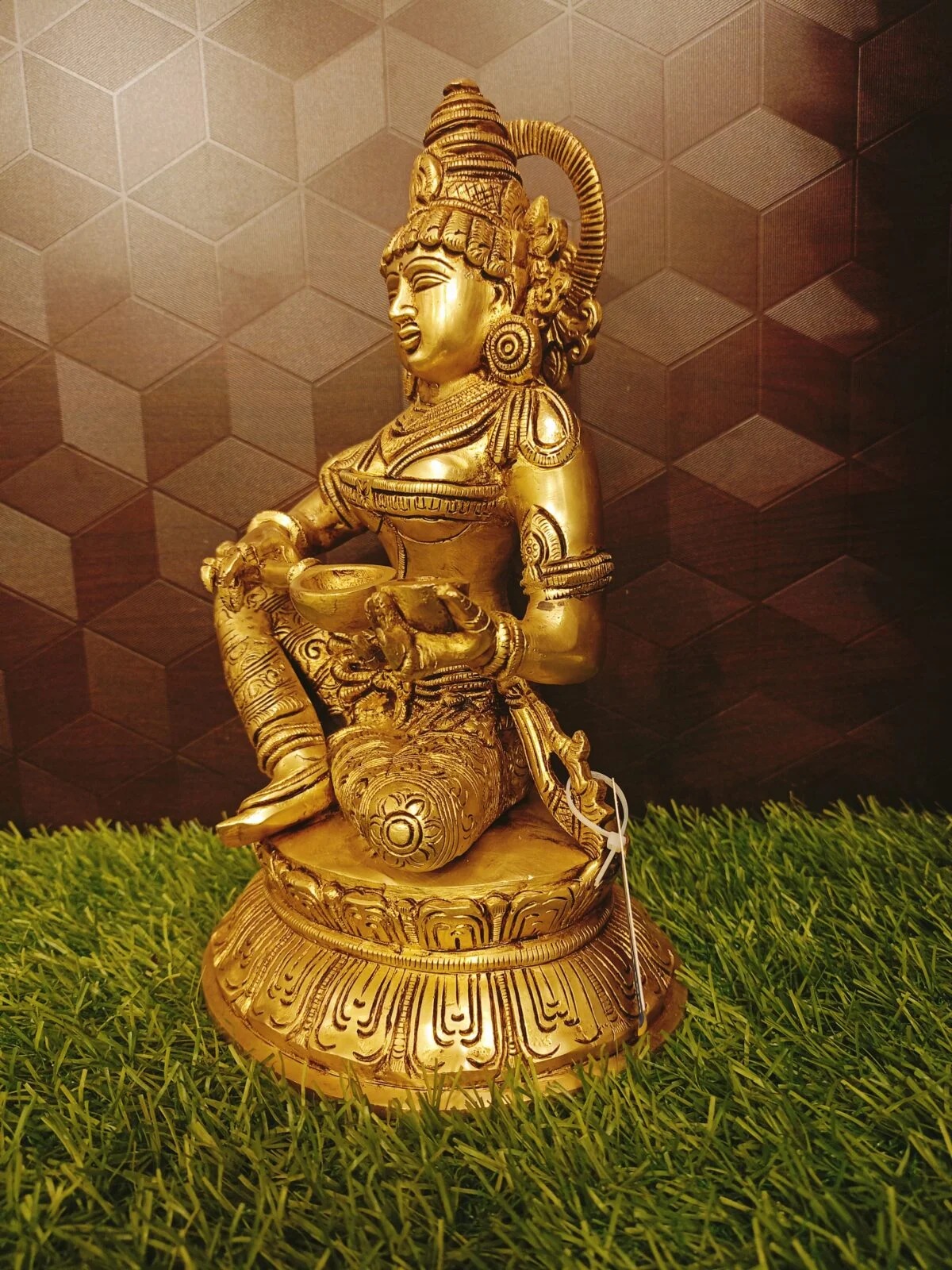 Brass Annaporani Idol 10″ , Pure & Antique