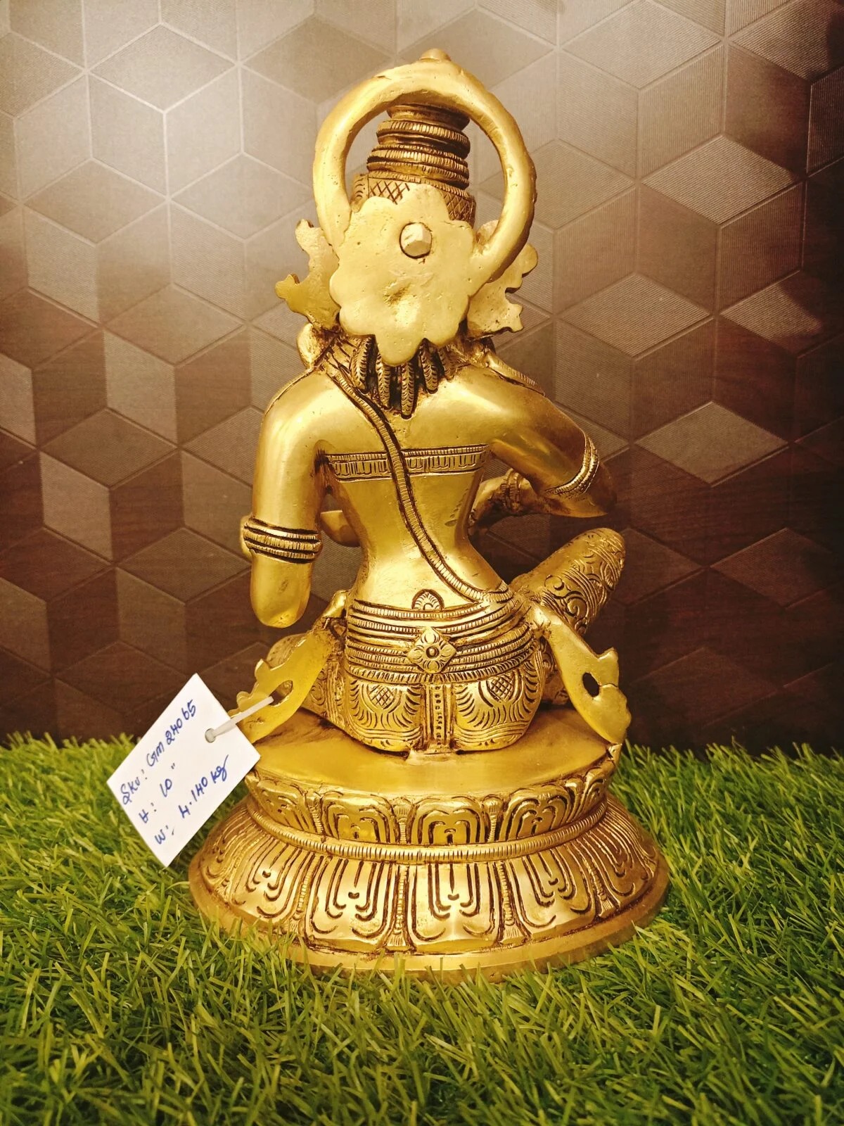 Brass Annaporani Idol 10″ , Pure & Antique