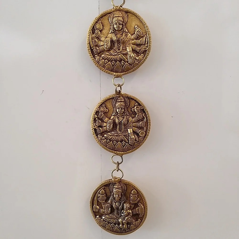 Brass Ashtalakshmi Set Wall Hanging Chain- 37″