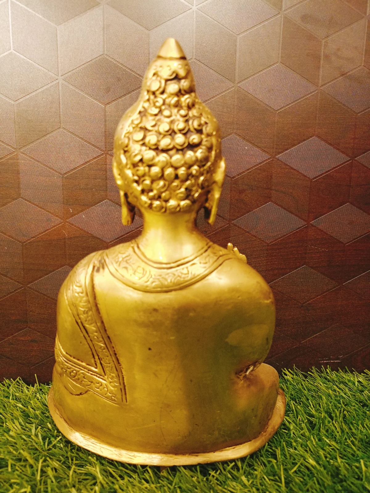 Brass Well Designed Buddha 9.5″