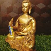 Brass Well Designed Buddha 9.5″