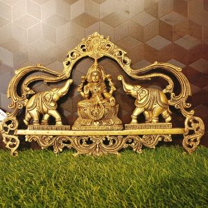 pure-brass-gajalakshmi-idol-wall-mount-antique-pooja-door-gift-vgocart-coimbatore-india