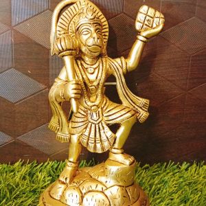 Lord Hanuman Carrying The Mountain Of Herbs 7″