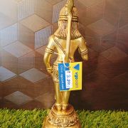 Brass Standing Hanuman Statue 9.5″ , Pure & Antique