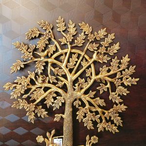 Brass Kalpvriksham Tree Wall Mount  21″ , Pure & Antique