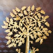 Brass Kalpvriksham Tree Wall Mount  21″ , Pure & Antique