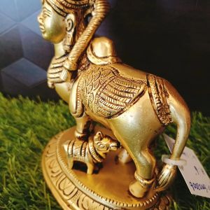 Brass Kamadhenu Statue 6″