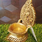 Brass Kamatchi Amman Diya 5.5″