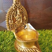 Brass Kamatchi Amman Diya 5.5″