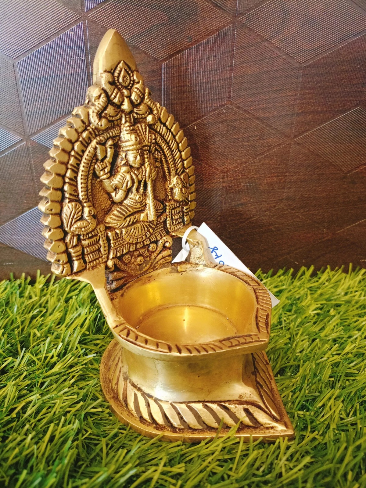 Brass Kamatchi Amman Diya 5.5″