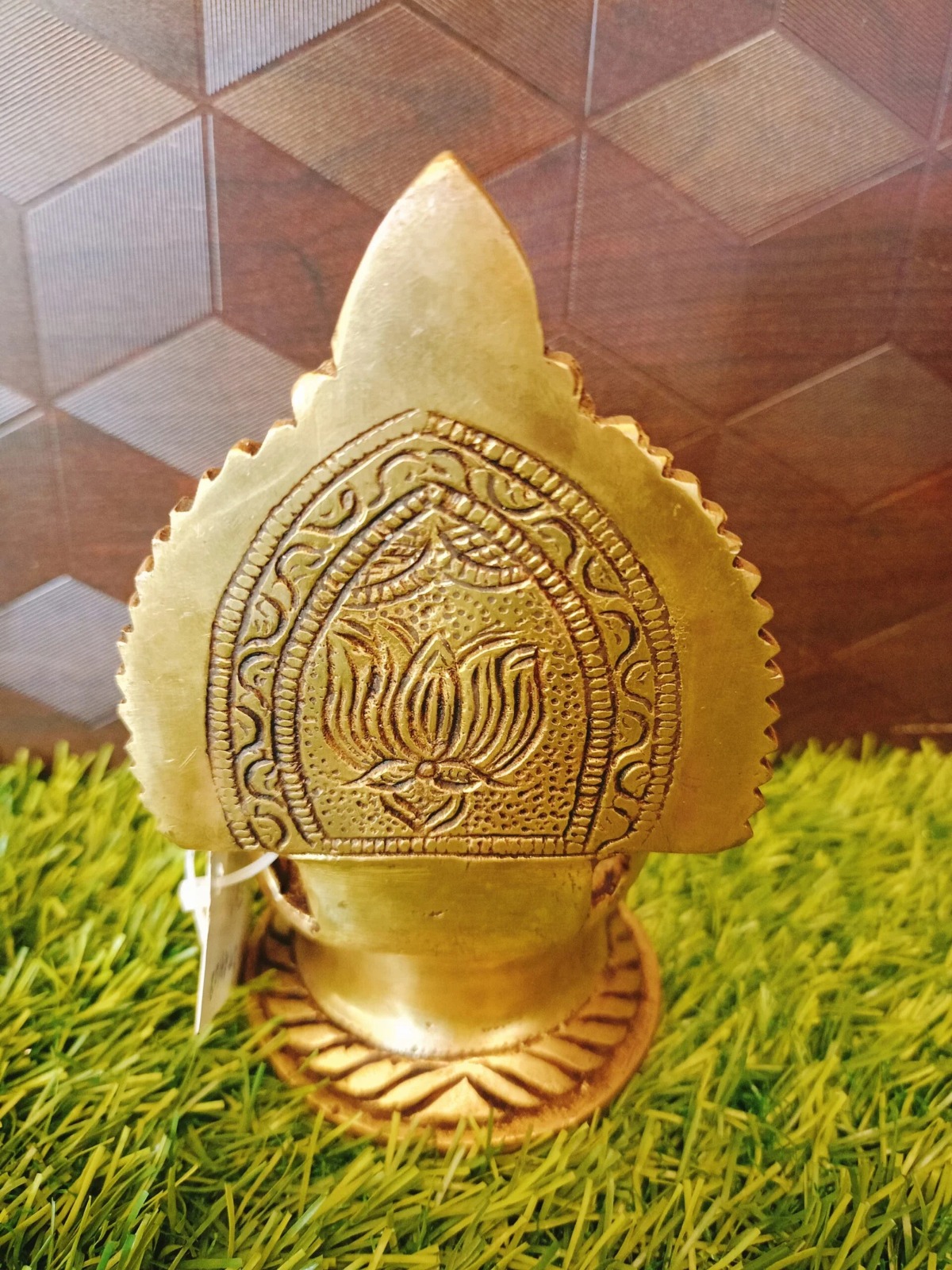 Brass Kamatchi Amman Diya 5.5″