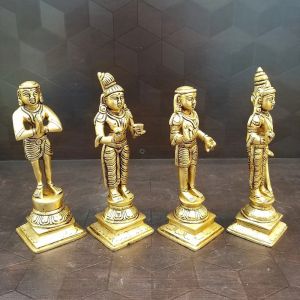 Brass Nalvar Set Idol 6″