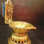 Brass Lord Perumal Diya 7″