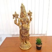 Brass Big Perumal Statue For Pooja – 24″