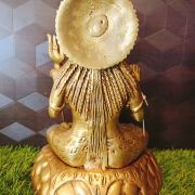 Brass God Big Shiva Idol 9.5″ , Pure & Antique