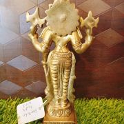 Brass Vishnu Statue , antique Finish  – 8.2″