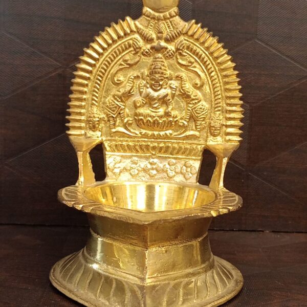 Brass Gajalakshmi Vilakku