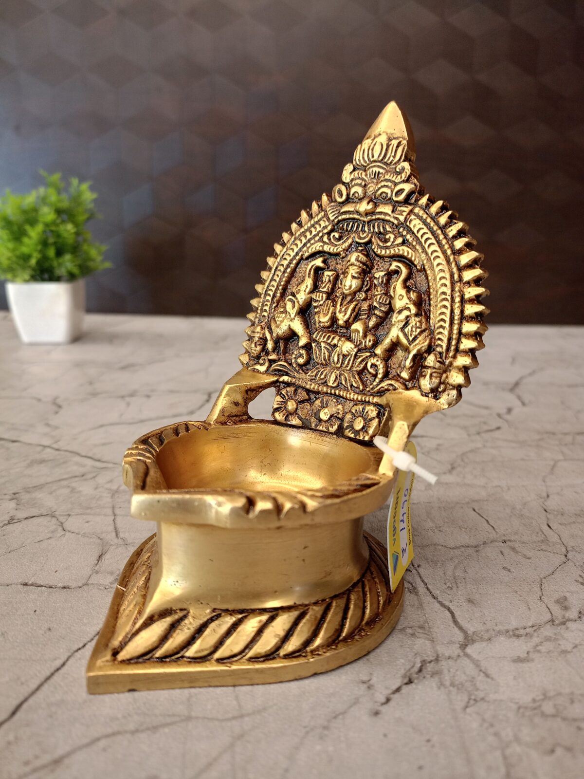 brass gajalakshmi diya pooja gift vgocart coimbatore india2 scaled