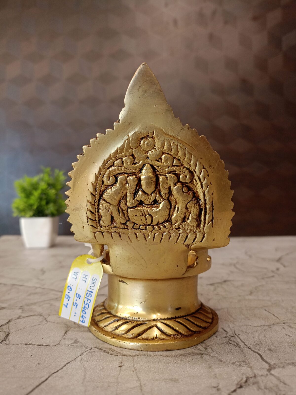 brass gajalakshmi diya pooja gift vgocart coimbatore india3 scaled