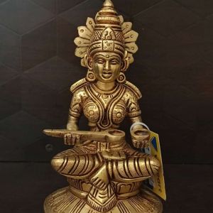 Brass Annapoorani Statue , Pure And antique 6″