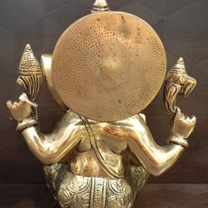 Brass Black Antique Ganesha Idol 7″