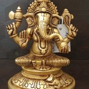 pure-brass-oval-base-ganesha-idol-pooja-antique-gift-vgocart-coimbatore-india