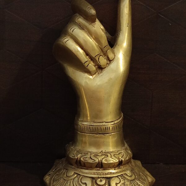 Brass Hand Shap Stylish Pen Stand