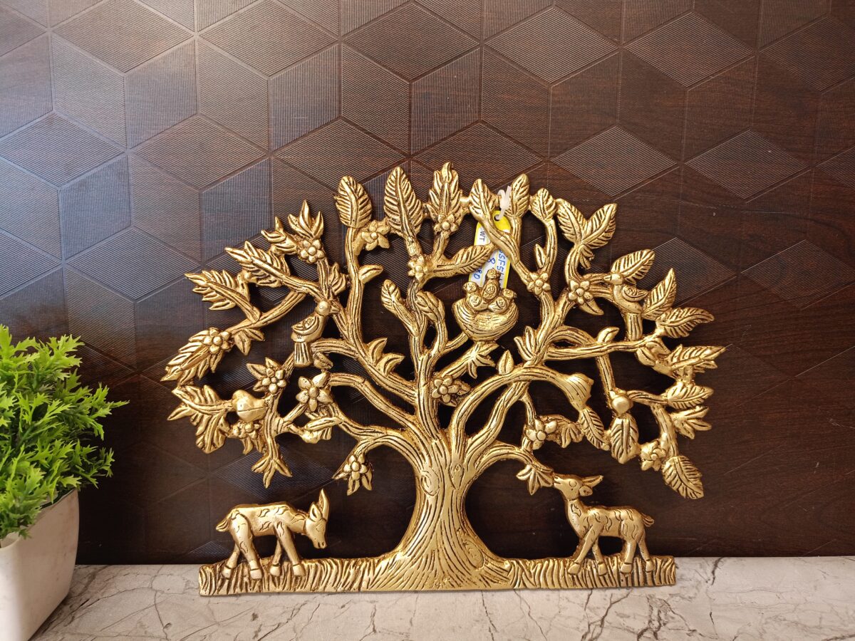 brass kalpaviruksha tree pooja gift vgocart coimbatore india1 scaled