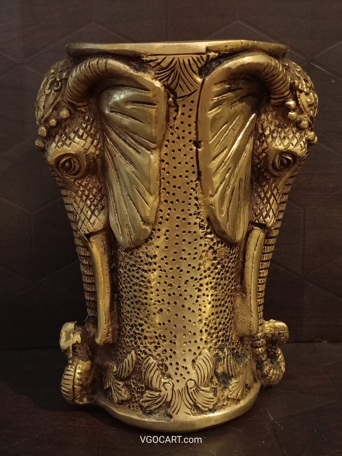 Elephant Face Design Pen Stand