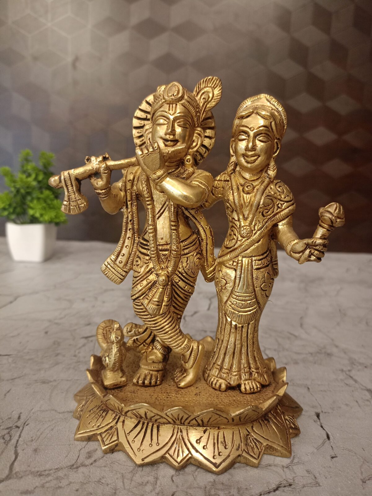 brass radha krishna statue pooja gift vgocart coimbatore india 2 scaled