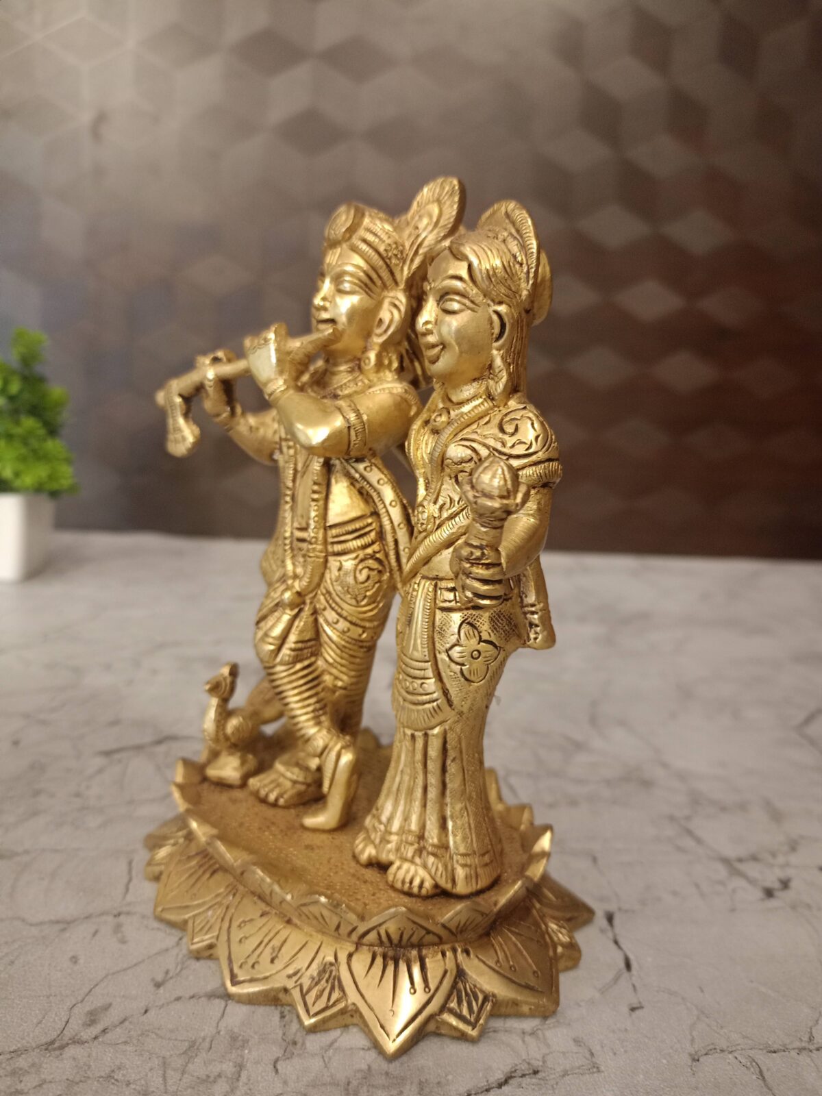 brass radha krishna statue pooja gift vgocart coimbatore india1 2 scaled