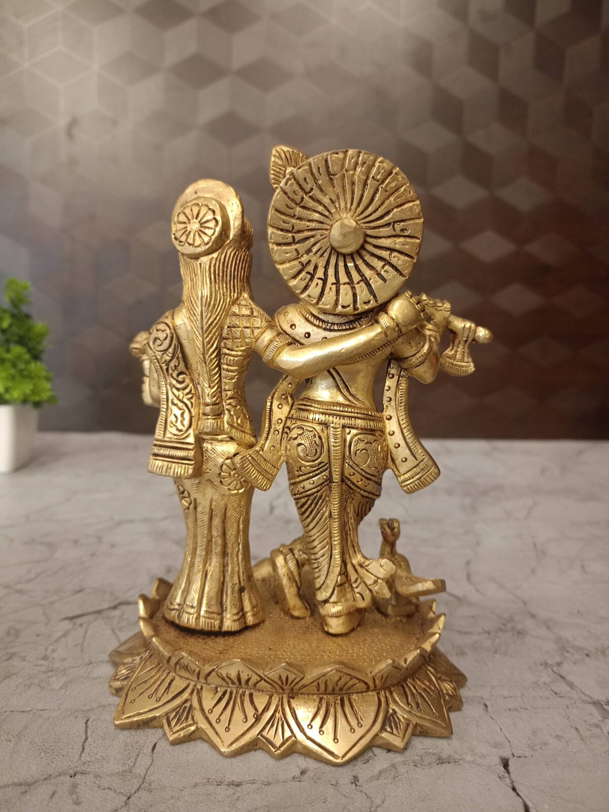 brass radha krishna statue pooja gift vgocart coimbatore india3 2 scaled