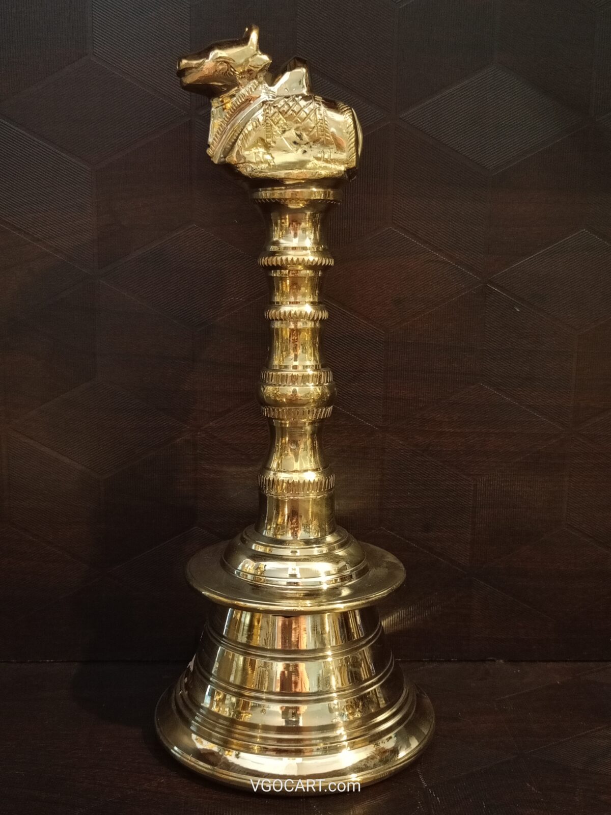 brass pooja hand bell