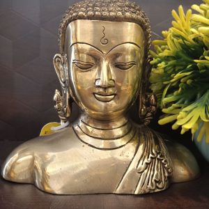 Pure Brass Buddha Statue 7″ For Gift