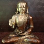 Brass Antique Buddha Statue For Homedecor 16″