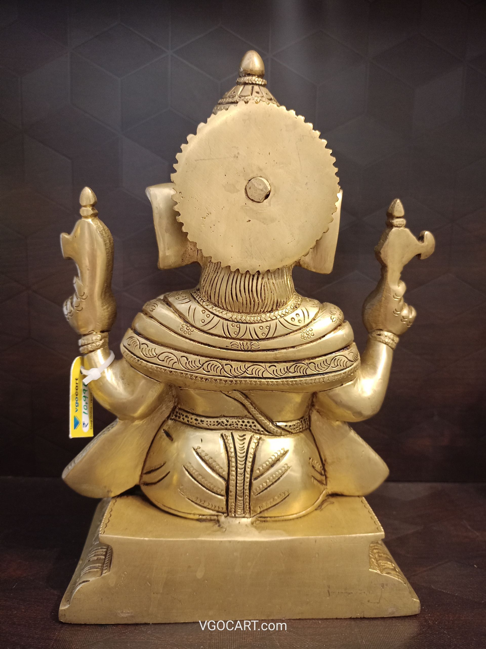 Pure Brass Well Designed Ganesha statue