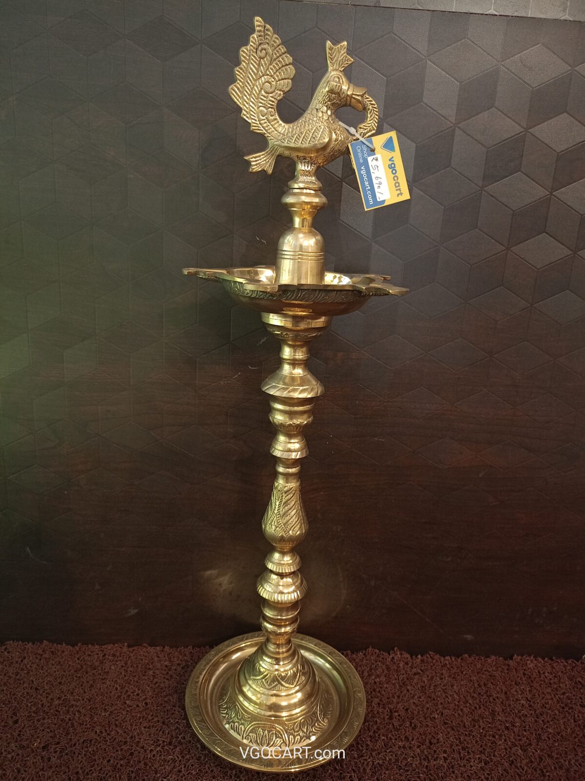 brass kuthu vilakku idol best for pooja gift vgocart coimbatore india scaled