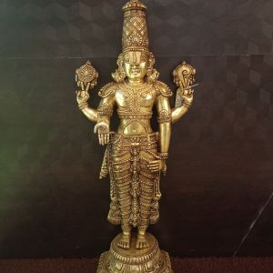 Brass God Perumal 32″