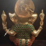 Buy Brass Stone Ganesha Statue 9″ For Gift & Pooja