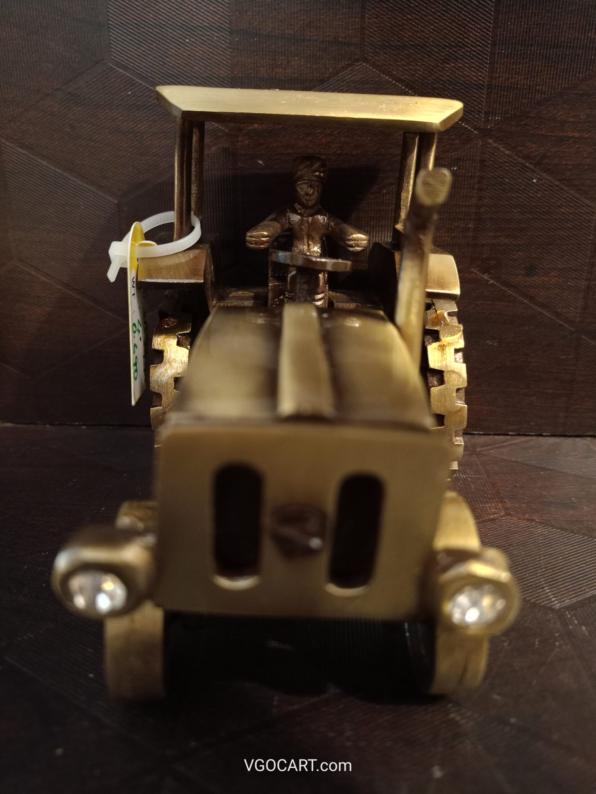 oplus_32 Brass Tractor Statue 4" - Image 1