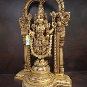 Brass Well design Arch Venkatachalapathi Statue 15″ , Pure& Antique