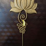 Decorative Door Panel 27″ / Lotus Design , Main Door And Pooja Door