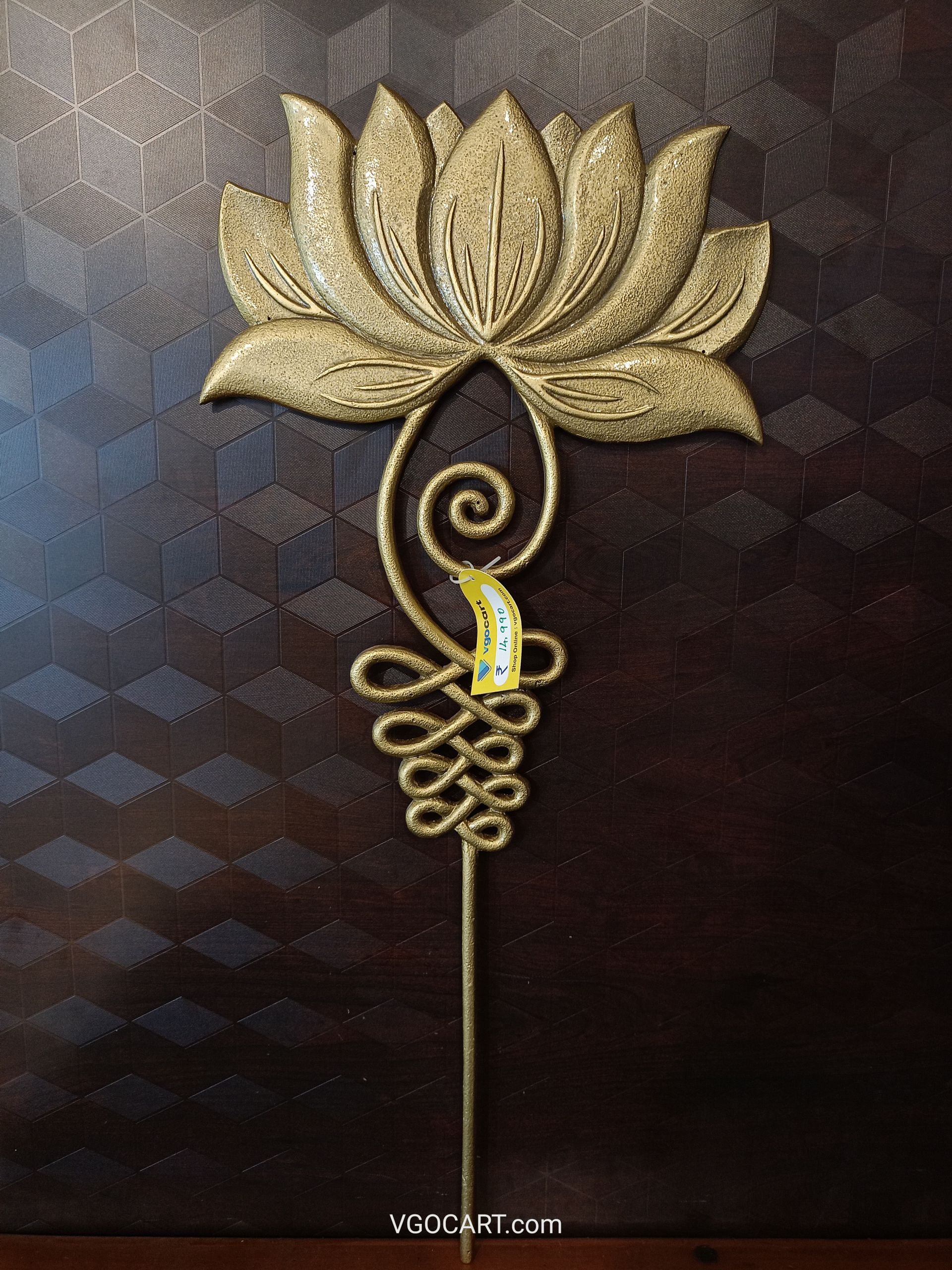 Decorative Door Panel 27″ / Lotus Design , Main Door And Pooja Door