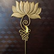 Decorative Door Panel 27″ / Lotus Design , Main Door And Pooja Door