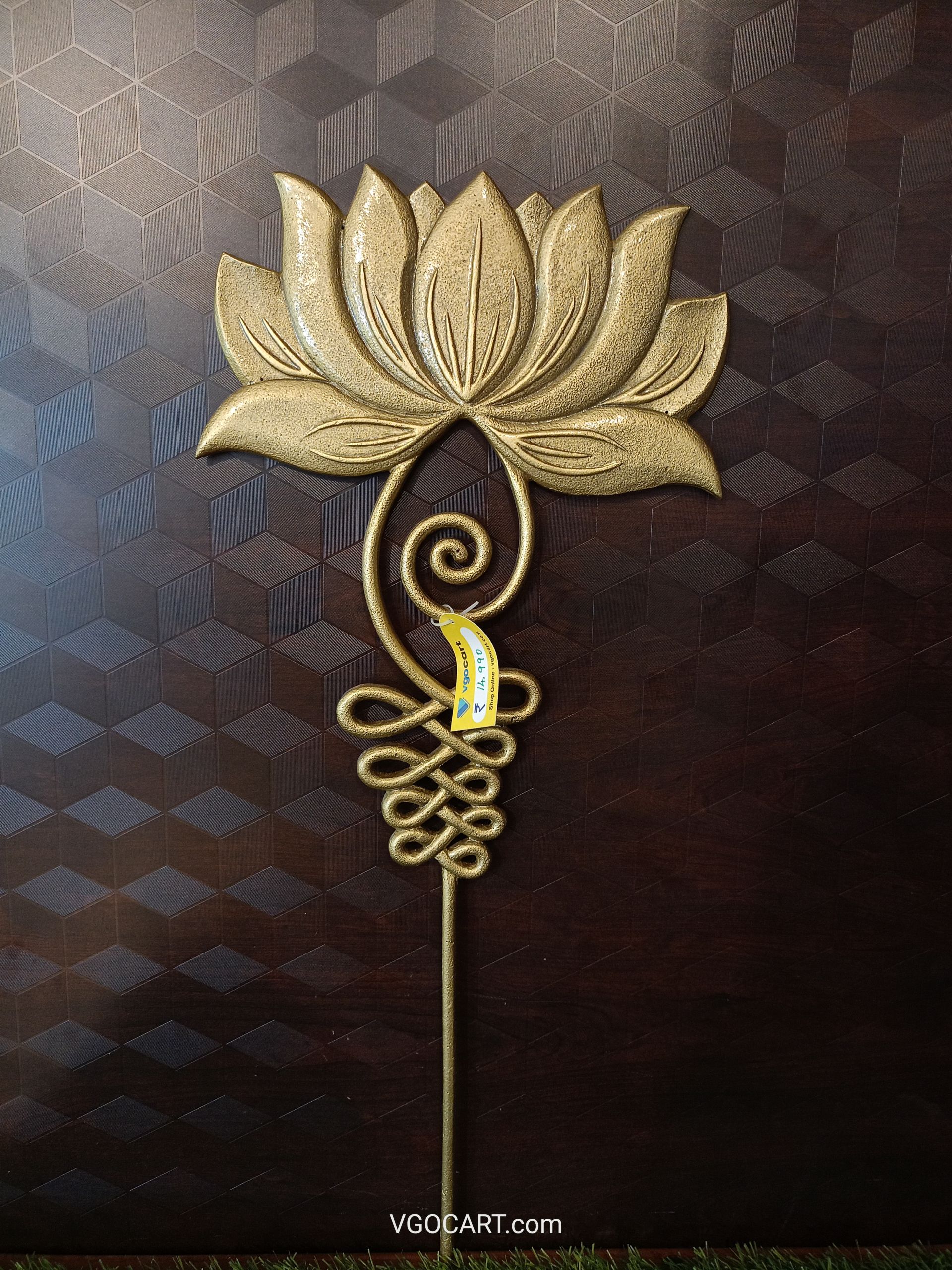 Decorative Door Panel 27″ / Lotus Design , Main Door And Pooja Door