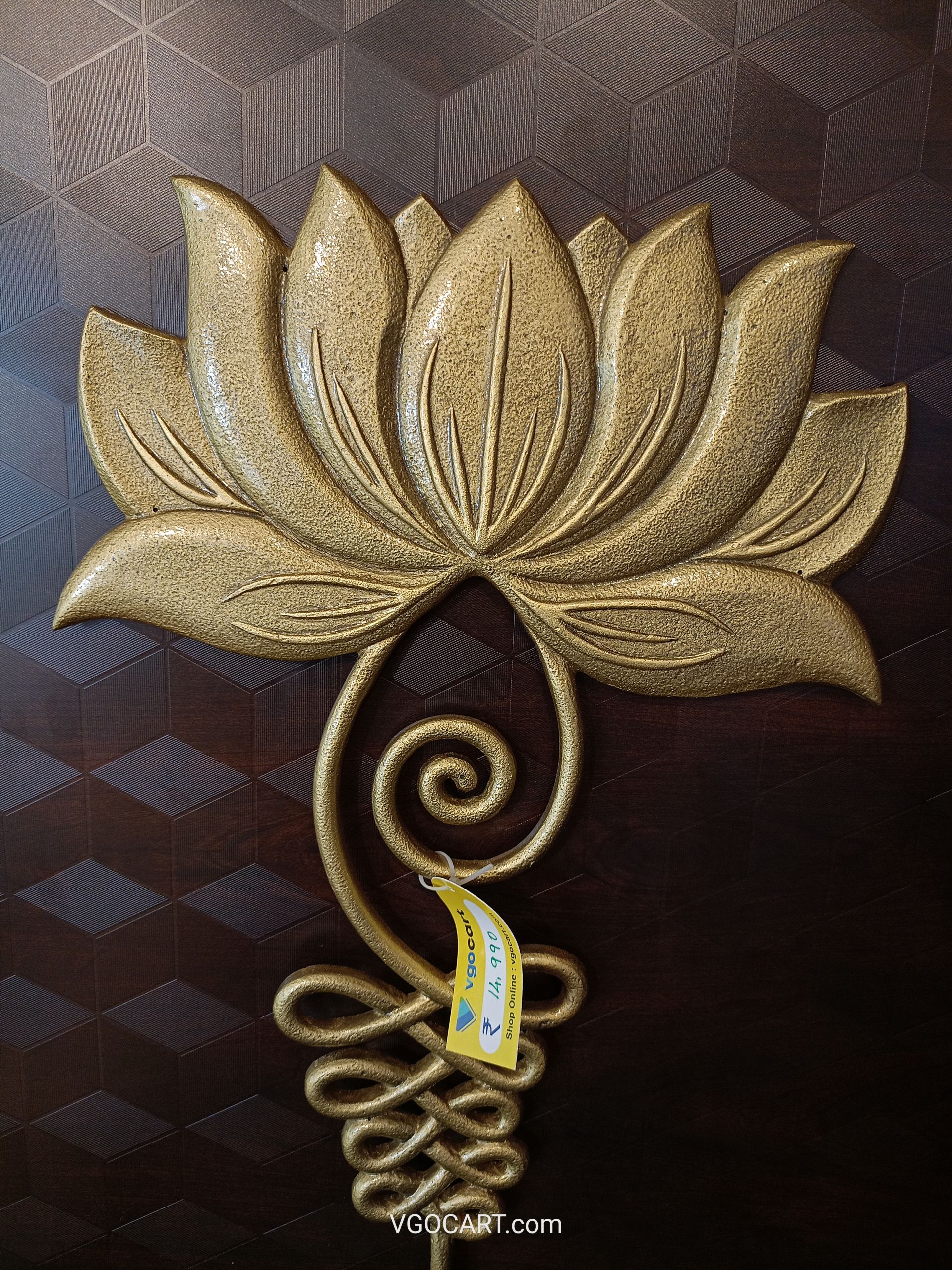 Decorative Door Panel 27″ / Lotus Design , Main Door And Pooja Door